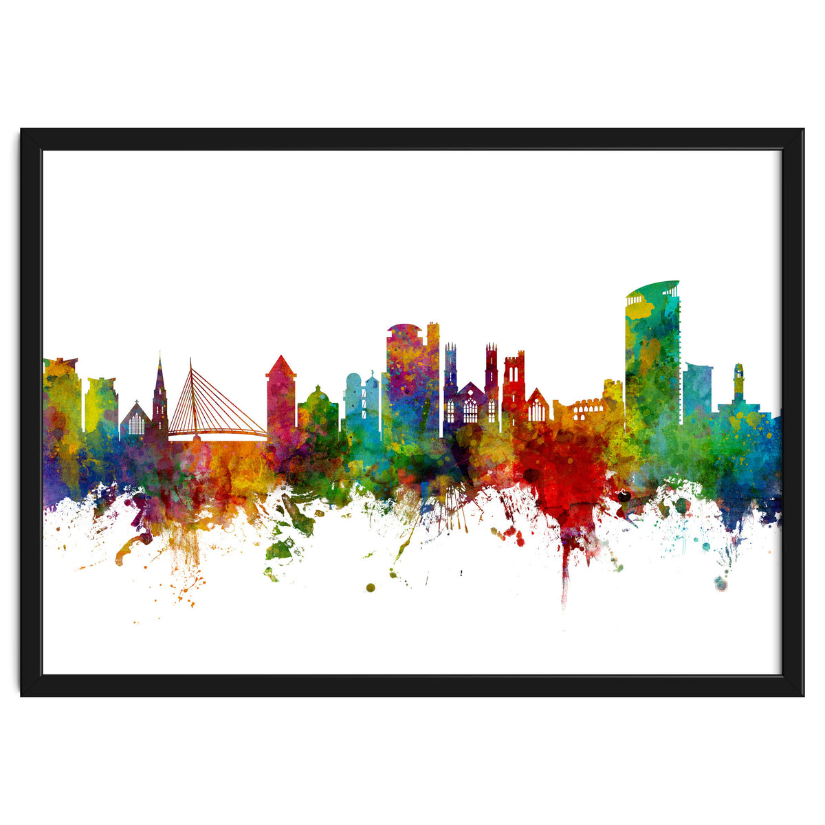 Swansea Wales Skyline