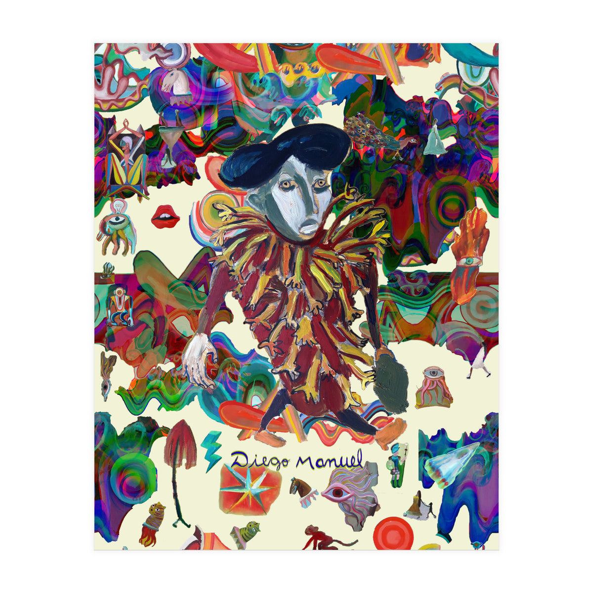 Graffitis 2021 Tapiz 48 B (Print Only)