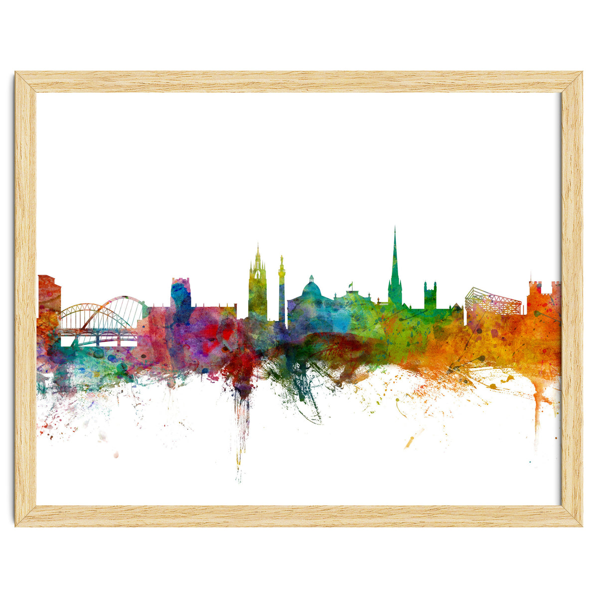 Newcastle England Skyline