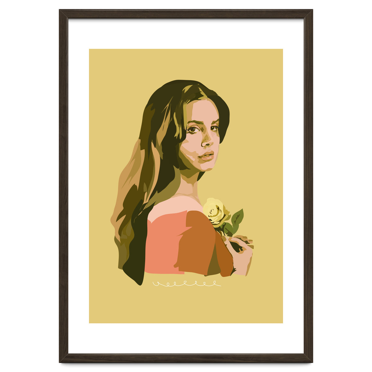 Lana Del Rey With Rose