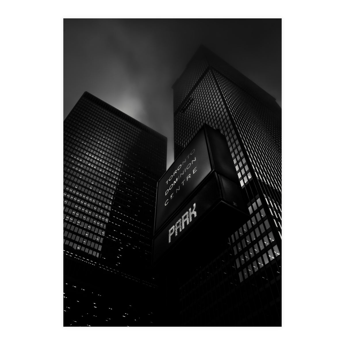 Downtown Toronto Fogfest No 16 (Print Only)