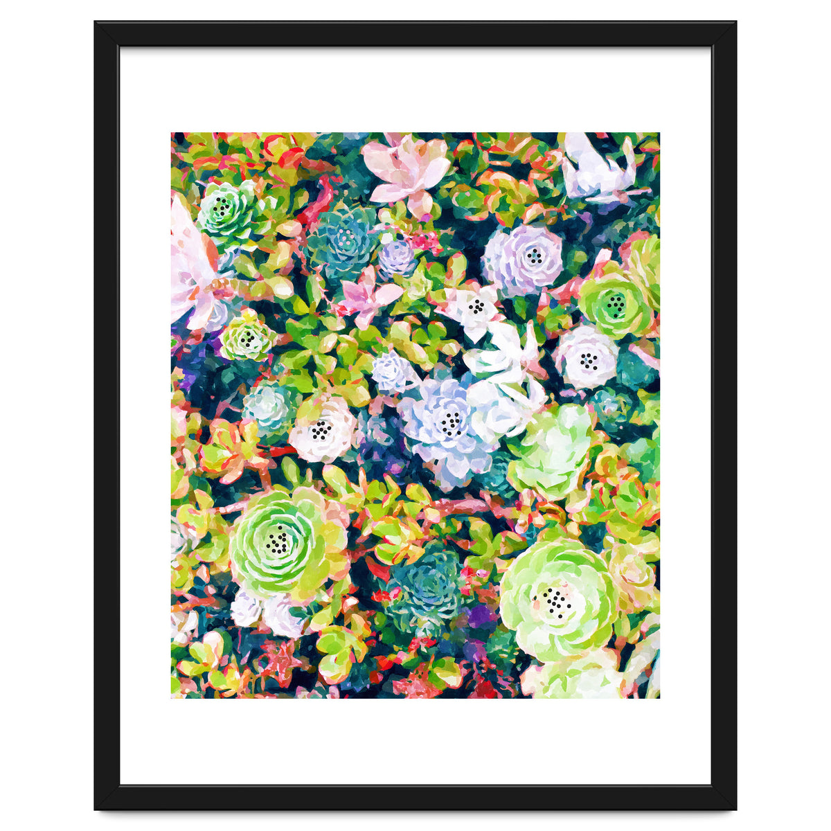 Watercolor Succulents