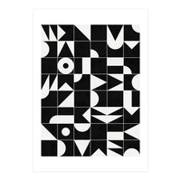 My Favorite Geometric Patterns No.18 - Black (Print Only)