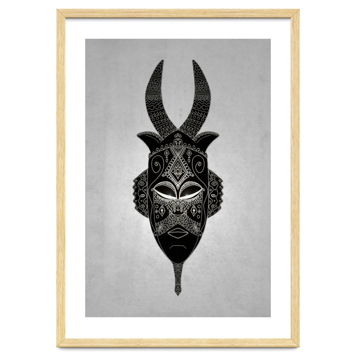 Horned Tribal Mask