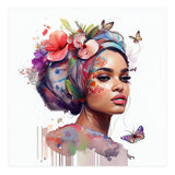 Watercolor Floral Arabian Woman #7 (Print Only) thumbnail