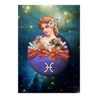 Pisces Zodiac Sign (Print Only)