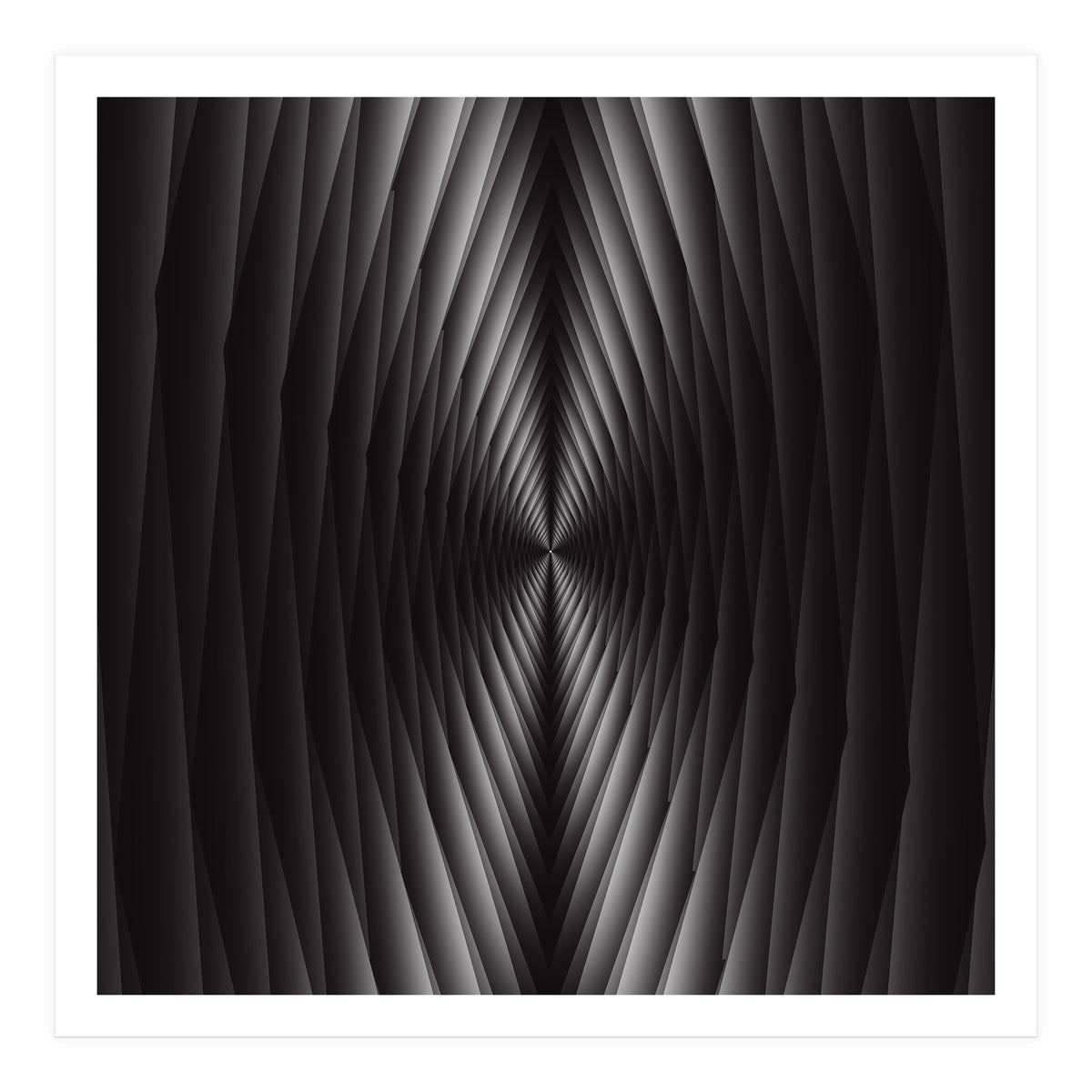 Monochrome Spiral Background  (Print Only)