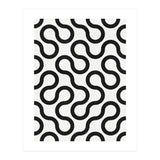 My Favorite Geometric Patterns No.28 - White (Print Only) thumbnail