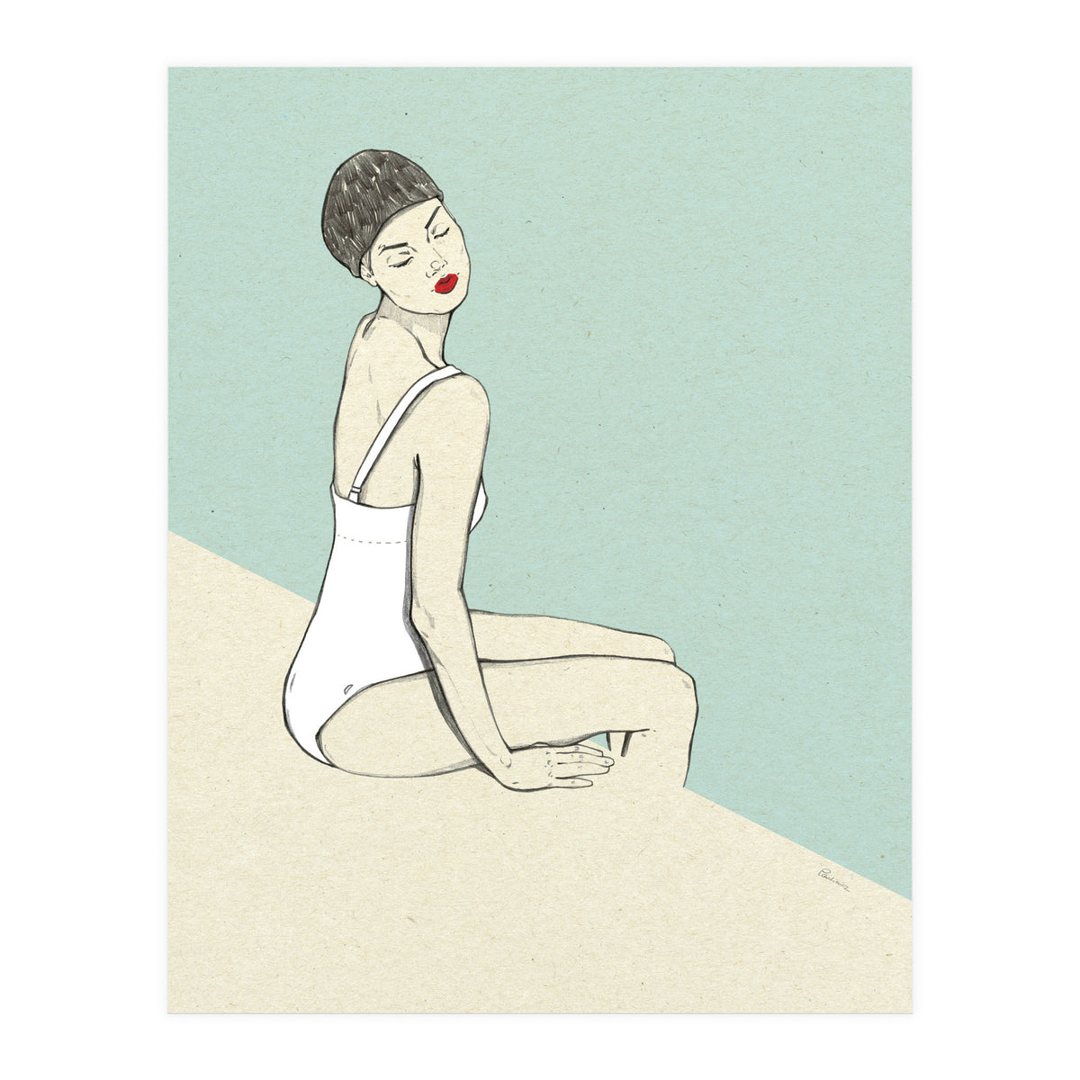 Plywaczka100x70 (Print Only)