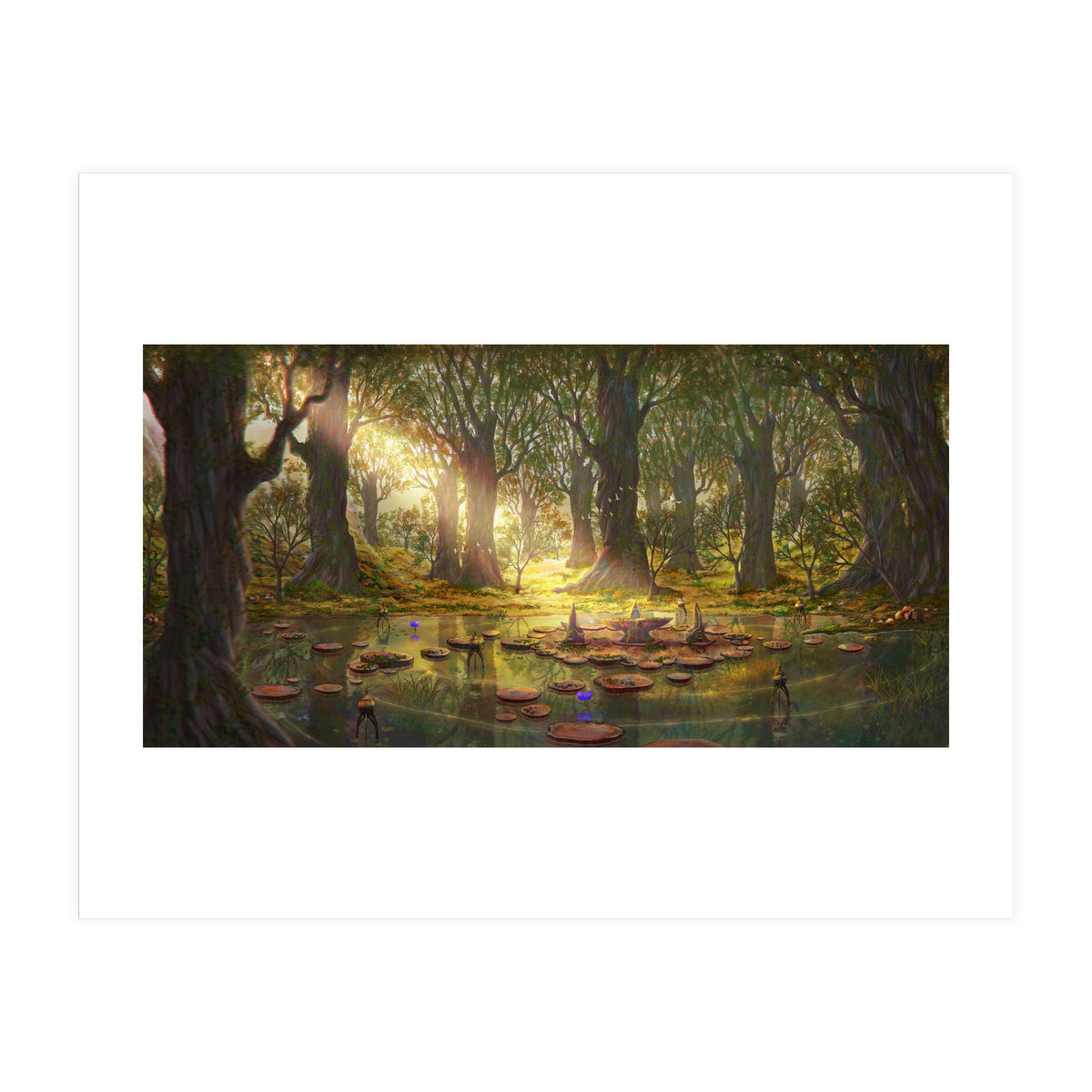 Lotus Stand Gridania (Print Only)