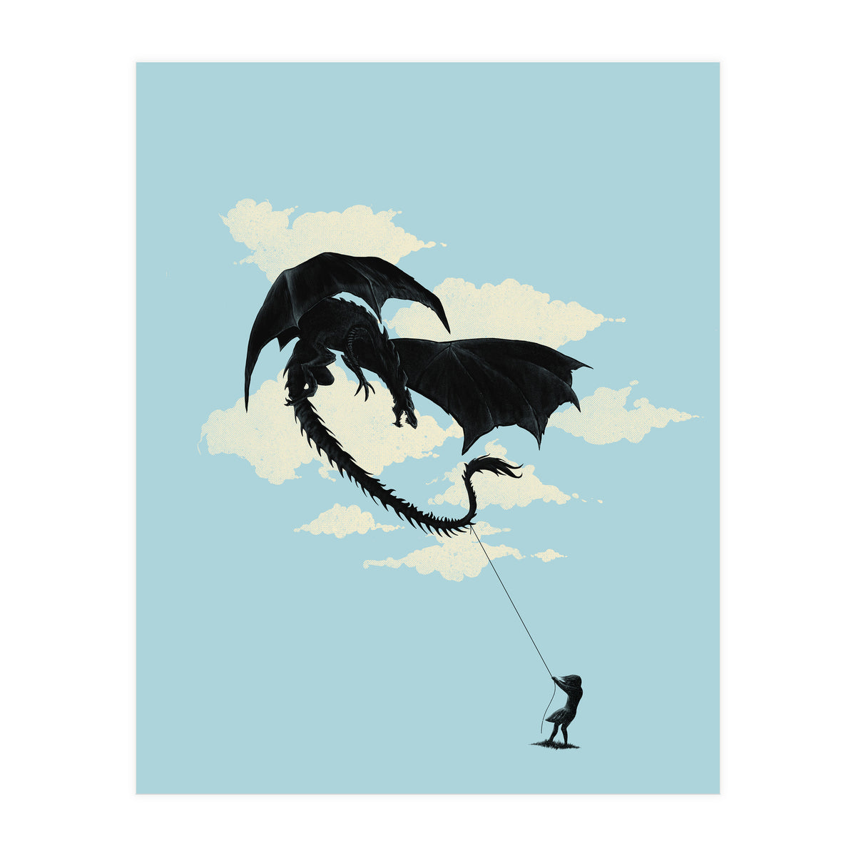 LITTLE GIRL PLAYING (Print Only)