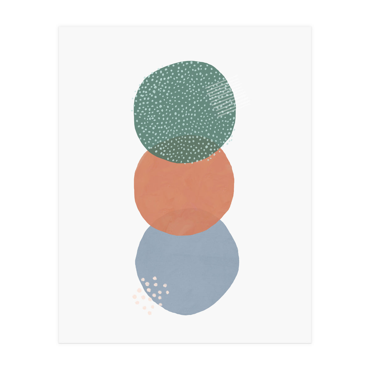 Abstract Soft Circles Part 2 (Print Only)
