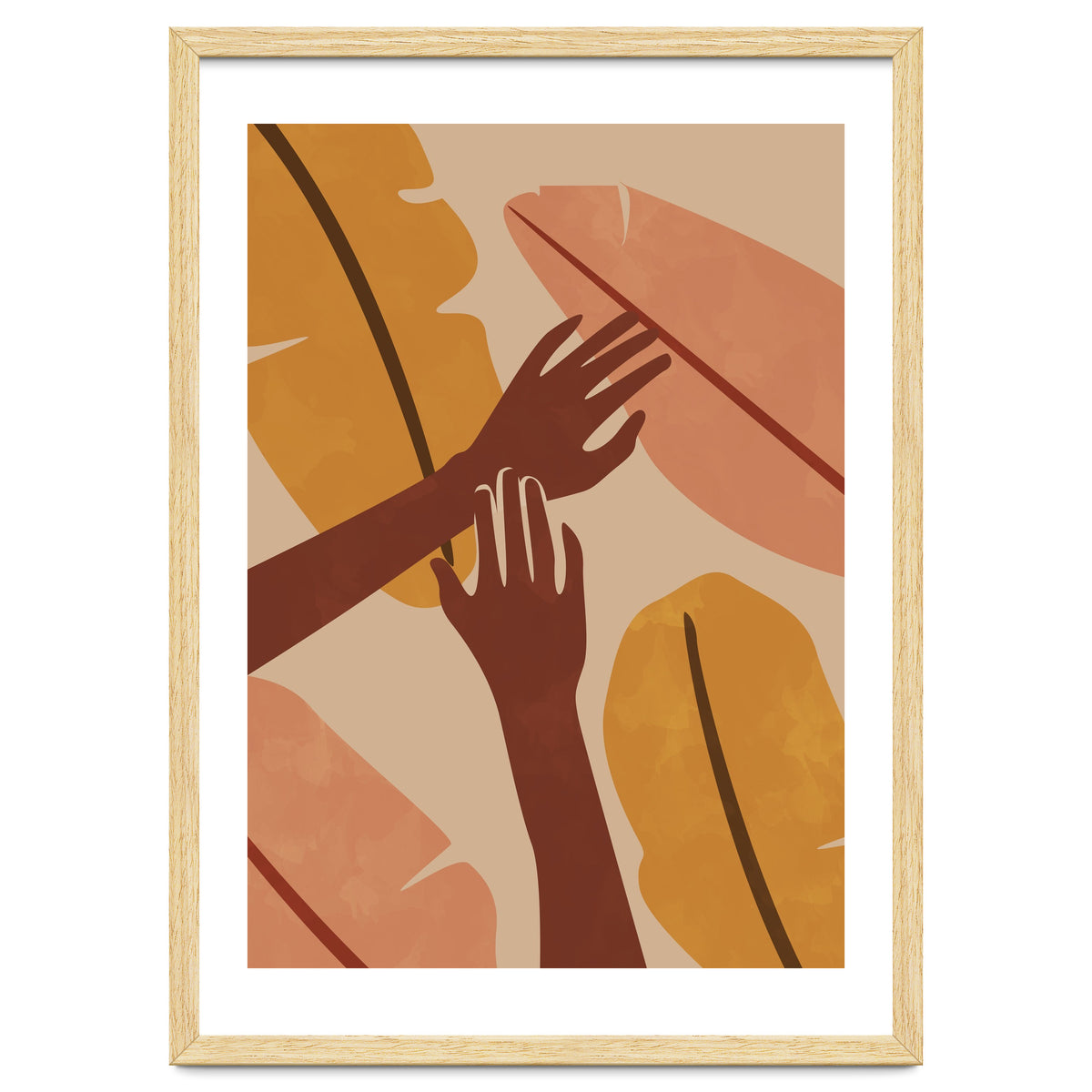 Banana Leaf Tropical Boho