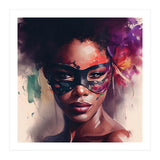 Watercolor Carnival Woman #3 (Print Only) thumbnail