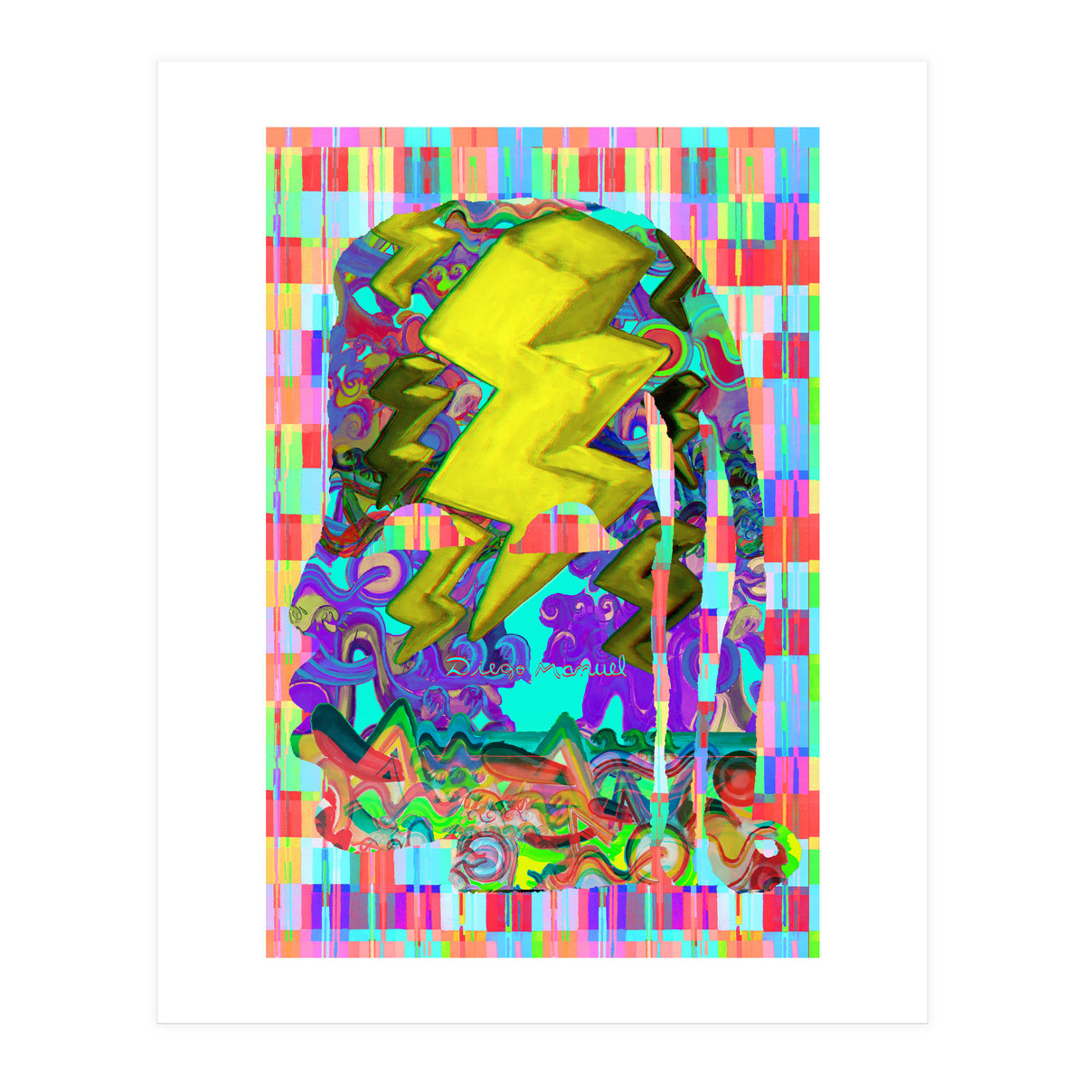 Abstracto Pop Nuevo B Nuevo 6 (Print Only)