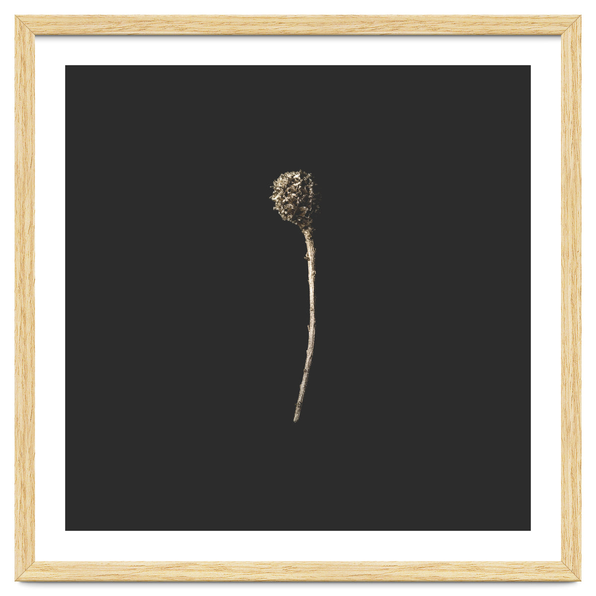 Simple Golden Botanical - Square