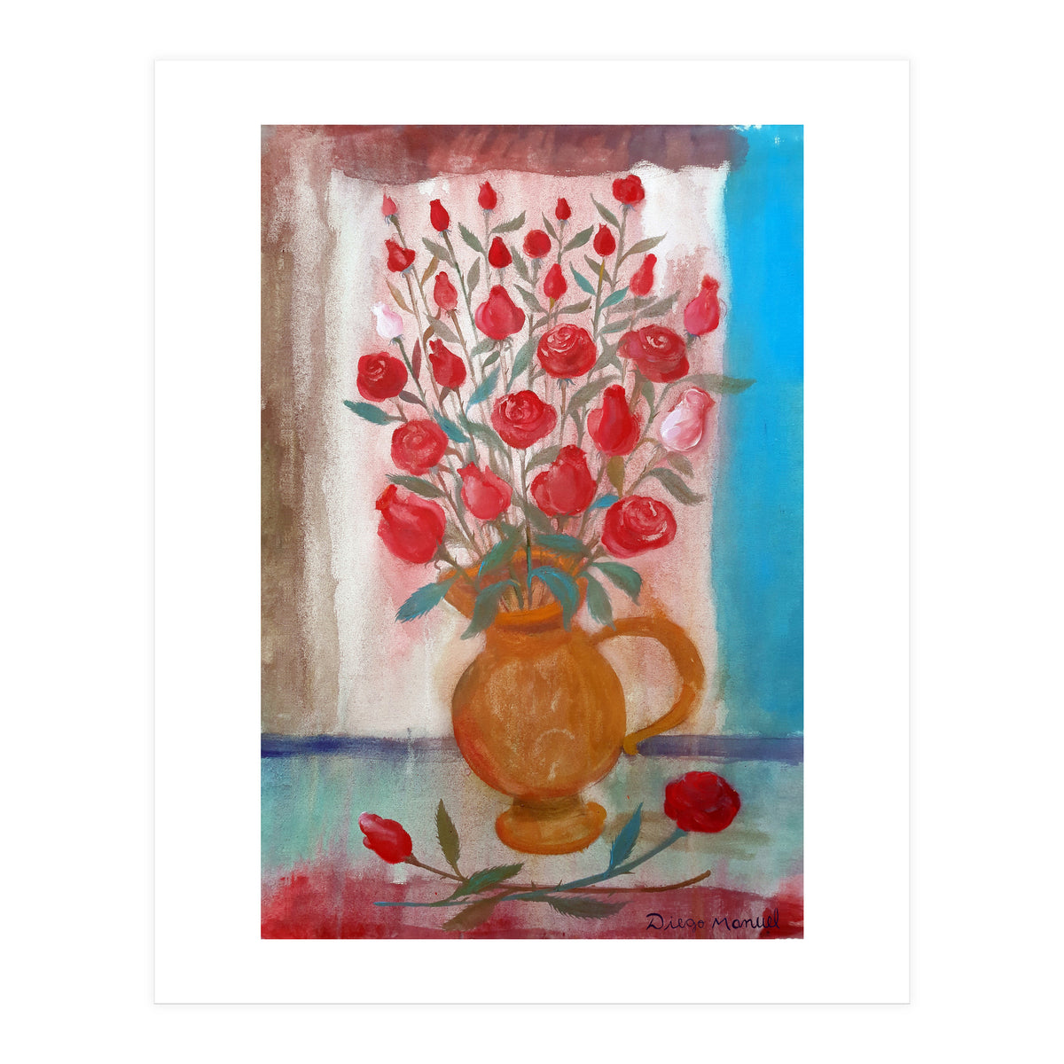 Rosas Rojas (Print Only)