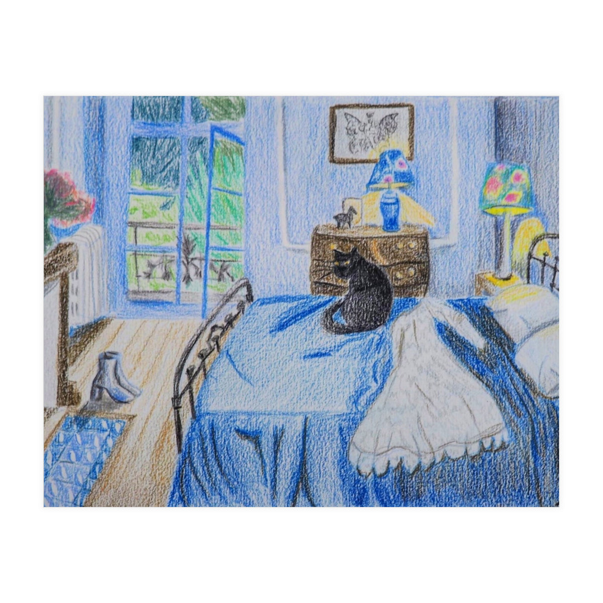 Chambre Bleue (Print Only)