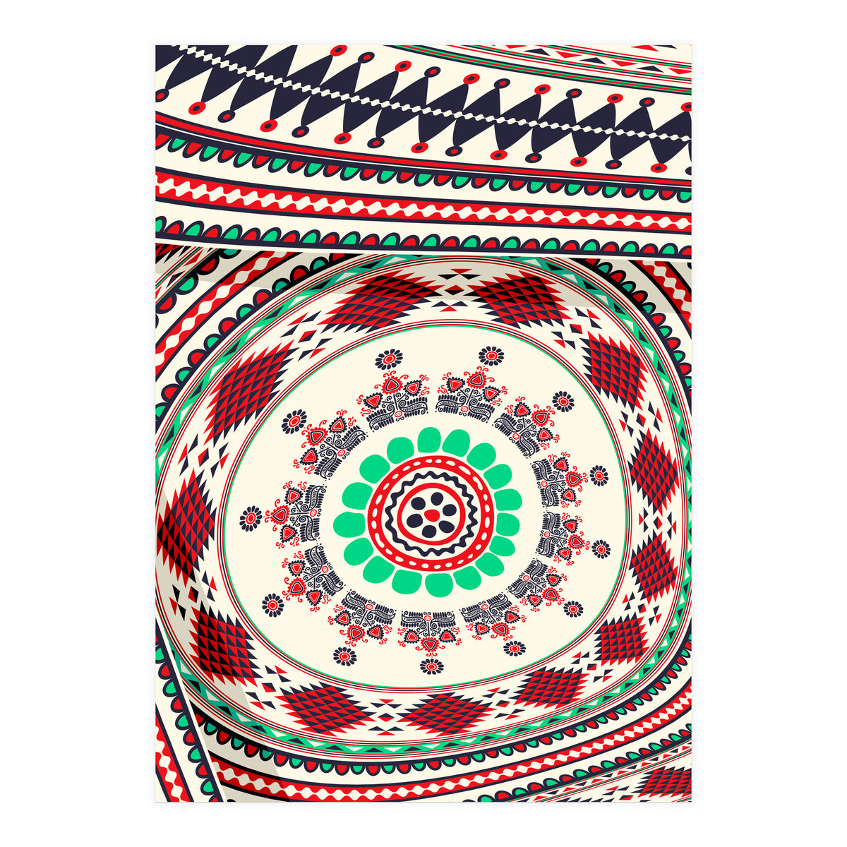 Romanian embroidery background 7 (Print Only)