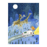 Giraffes In Moonlight  (Print Only) thumbnail
