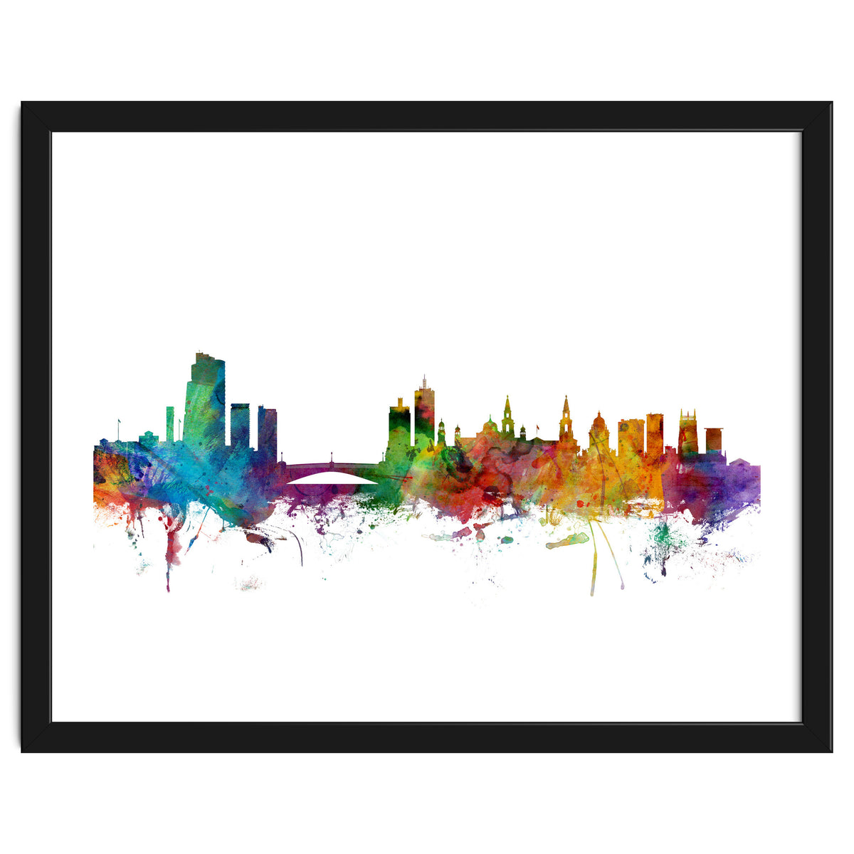 Leeds England Skyline