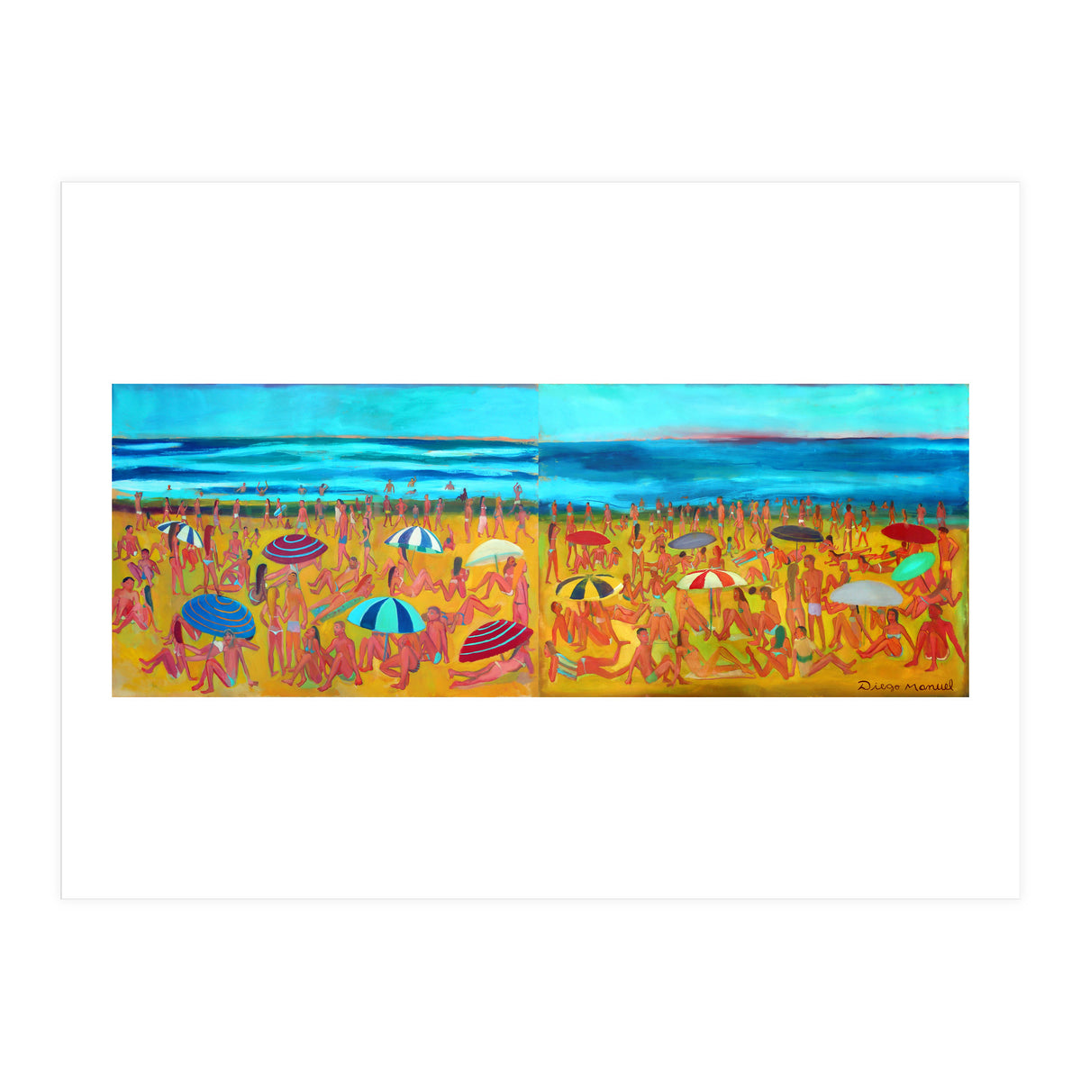 Mar Del Plata Diptico (Print Only)