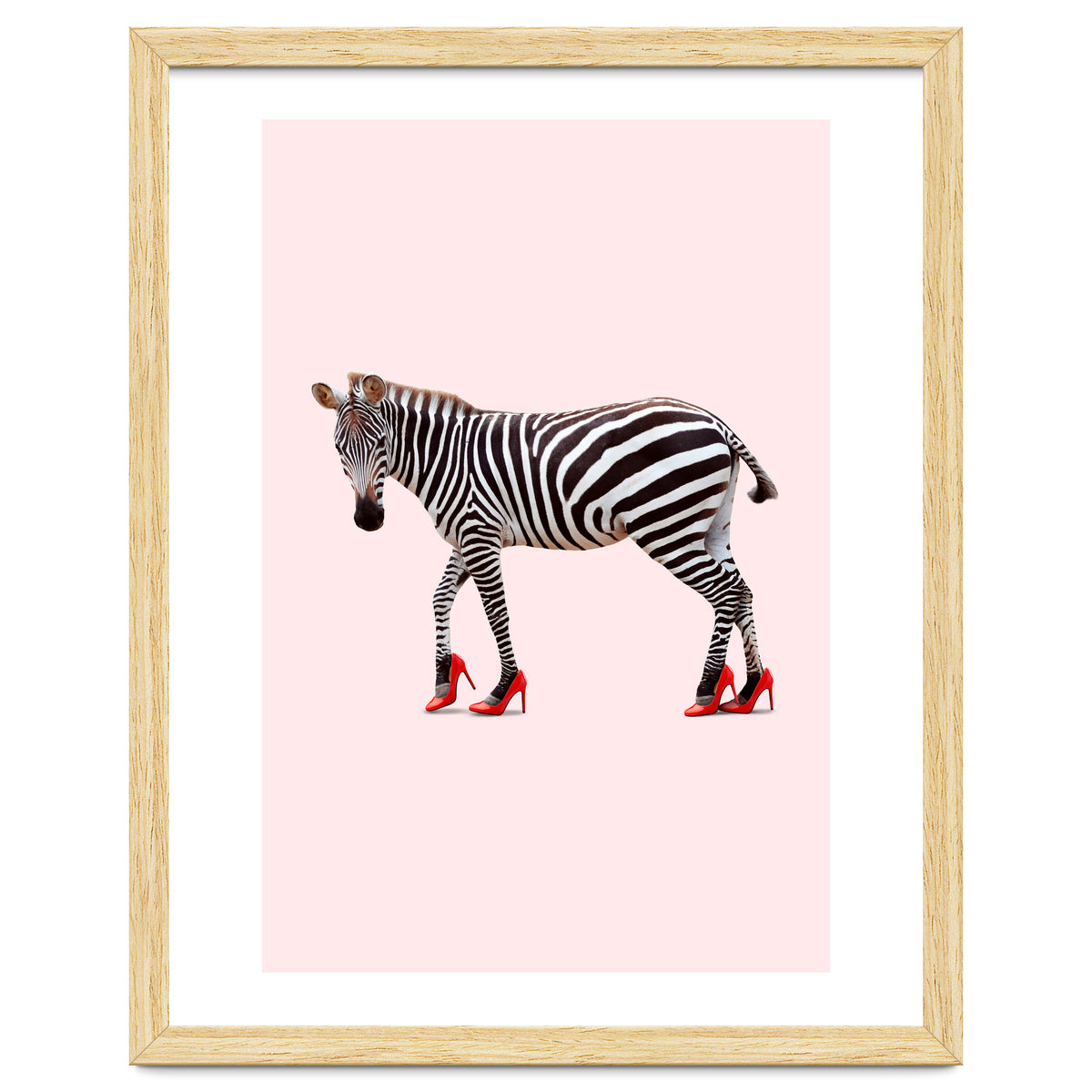 Zebra Heels