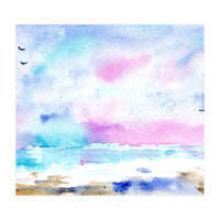 Tenderness of the sea || watercolor (Print Only)