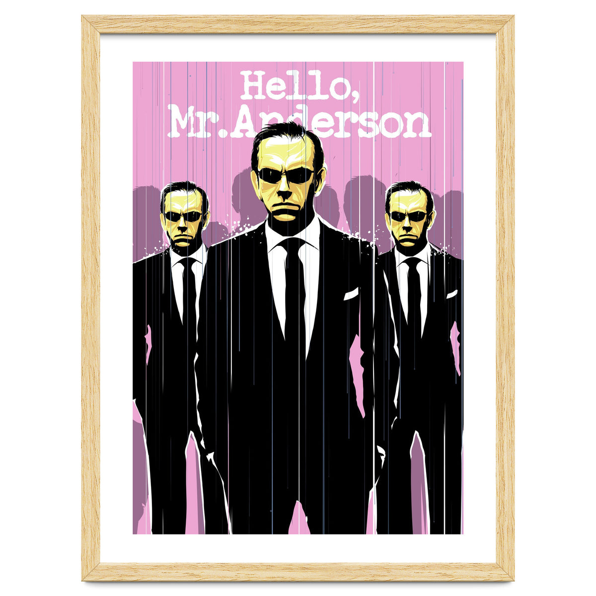 Hello Mr Anderson Matrix movie poster