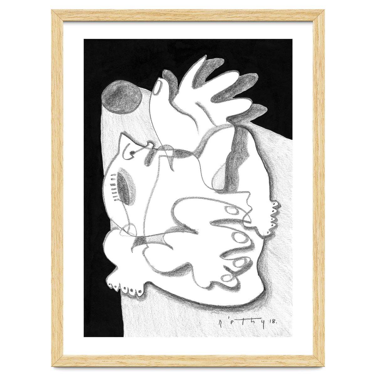 Dying in the Spotlight - b&w