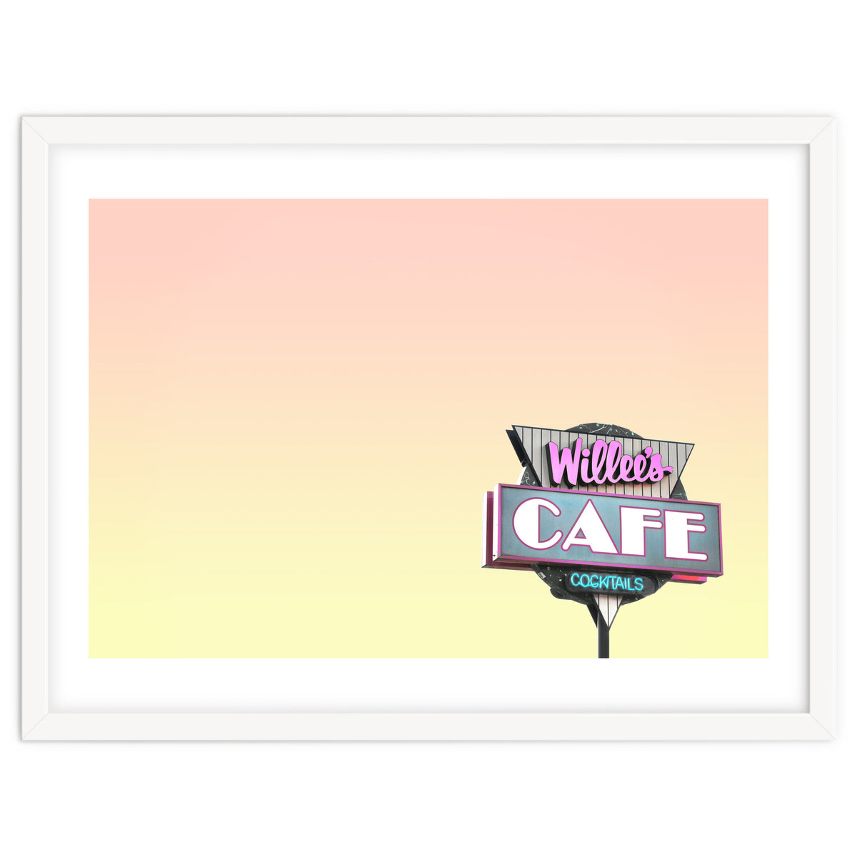 Willees Cafe and Cocktails Neon Sign