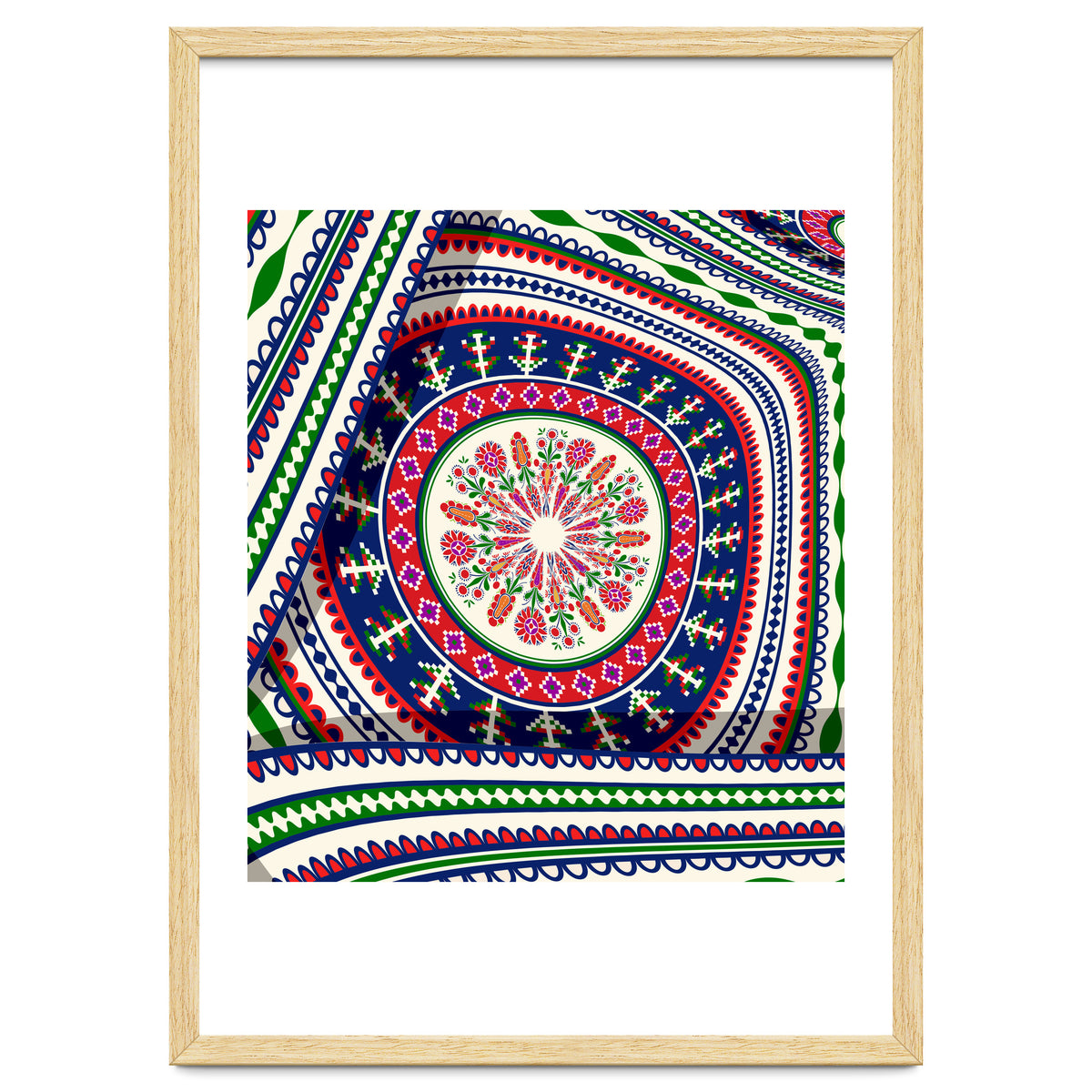 Romanian embroidery background 23