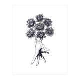 Hand With Lotuses (Print Only) thumbnail