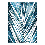 Indigo Blue Botanical Leaves No. 4 (Print Only) thumbnail