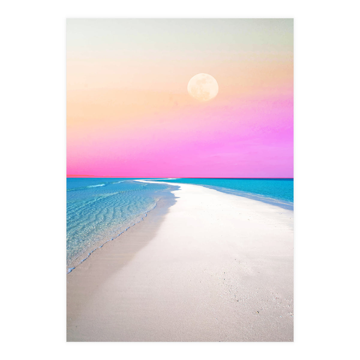Ocean & Moon II (Print Only)