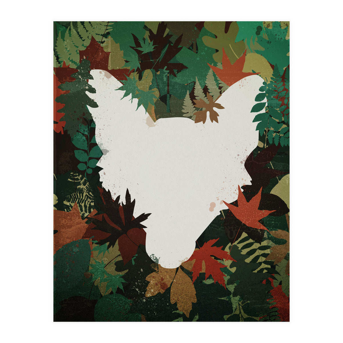 Hidden fox (Print Only)