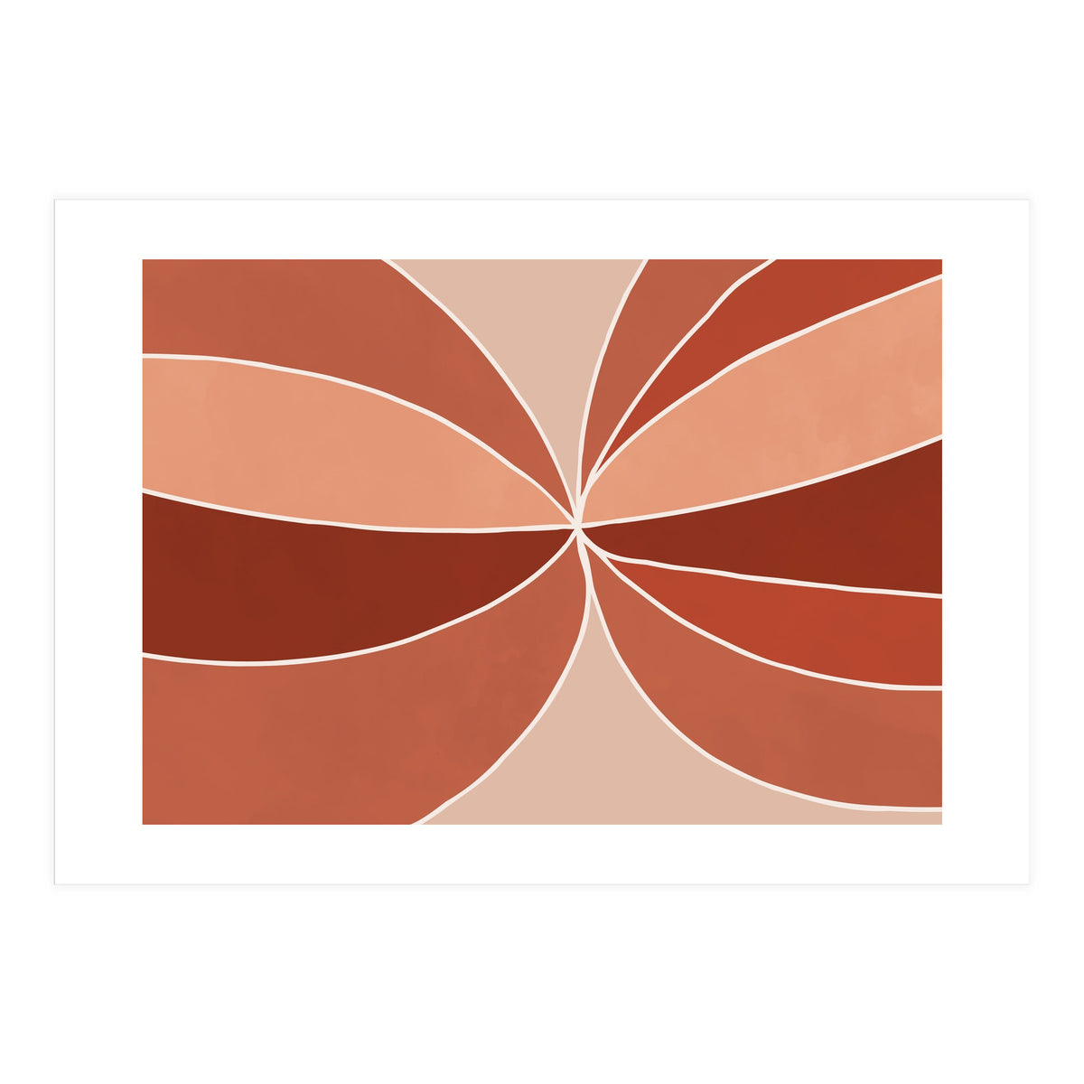 Boho Earth Tones Lines (Print Only)