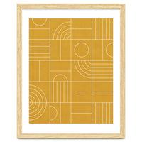 My Favorite Geometric Patterns No.22 - Mustard Yellow