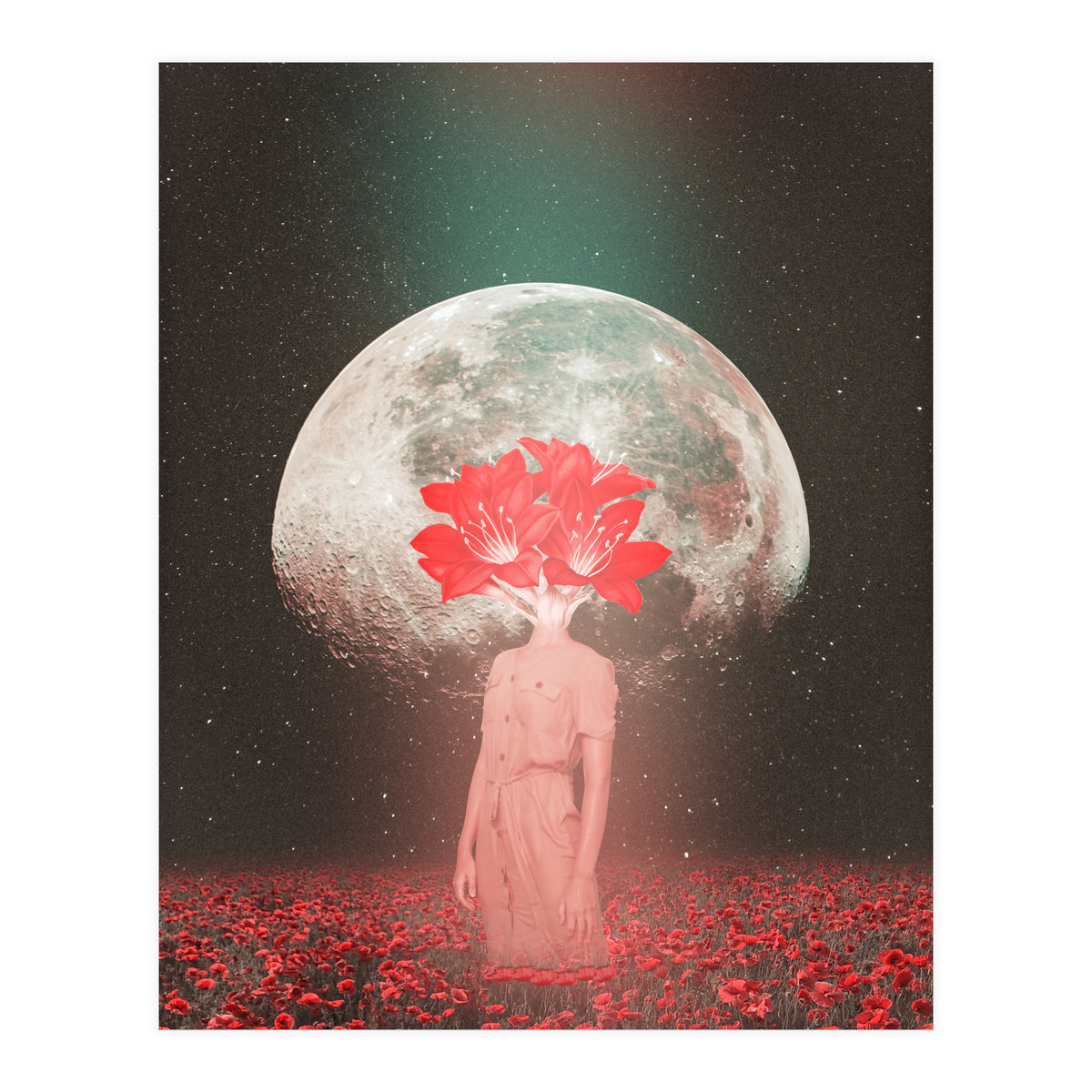 Flowers Bloom in Space (Print Only)