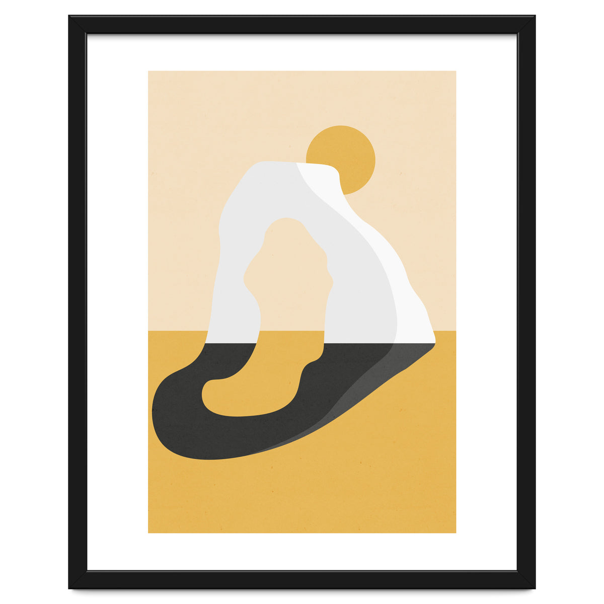 Abstract Arch - Golden Desert