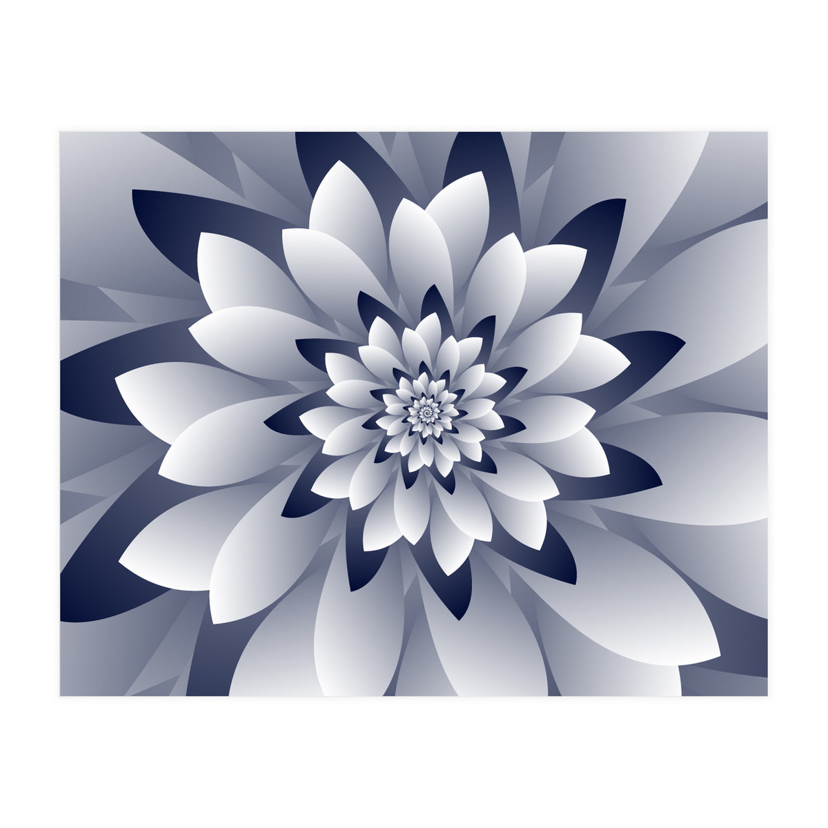 White Floral (Print Only)