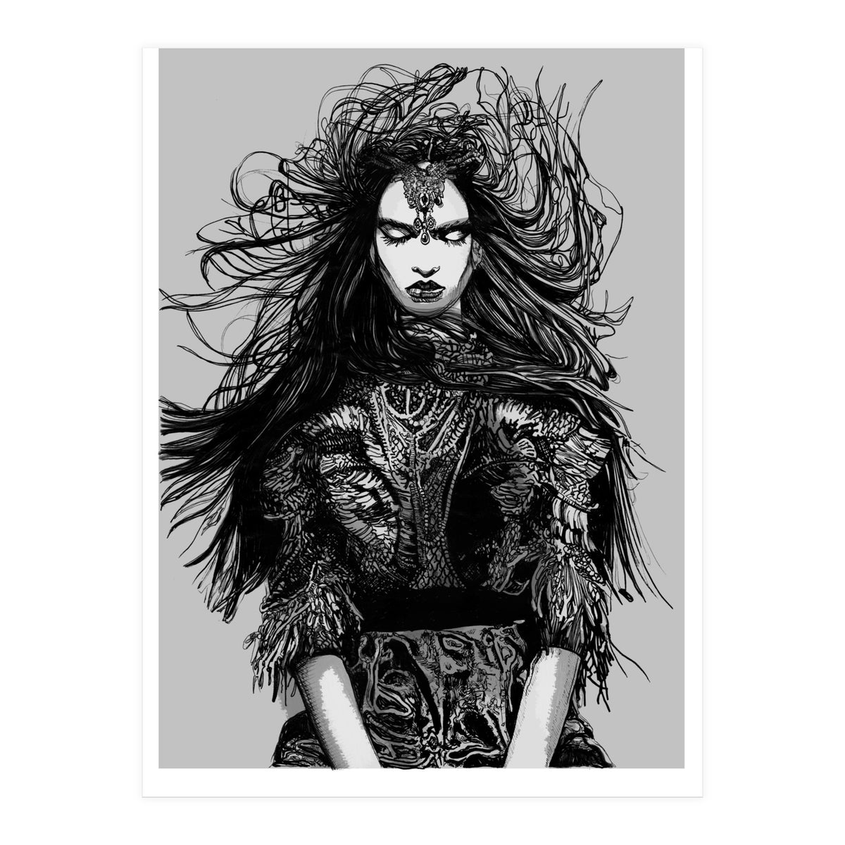 Warrior 1 (Print Only)