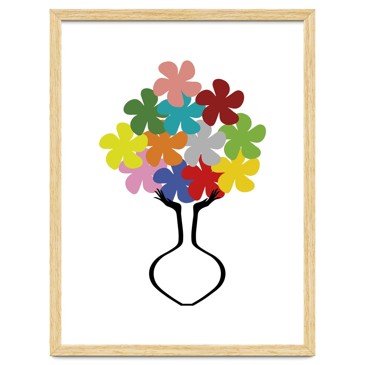 HOLDING SOME FLOWERS