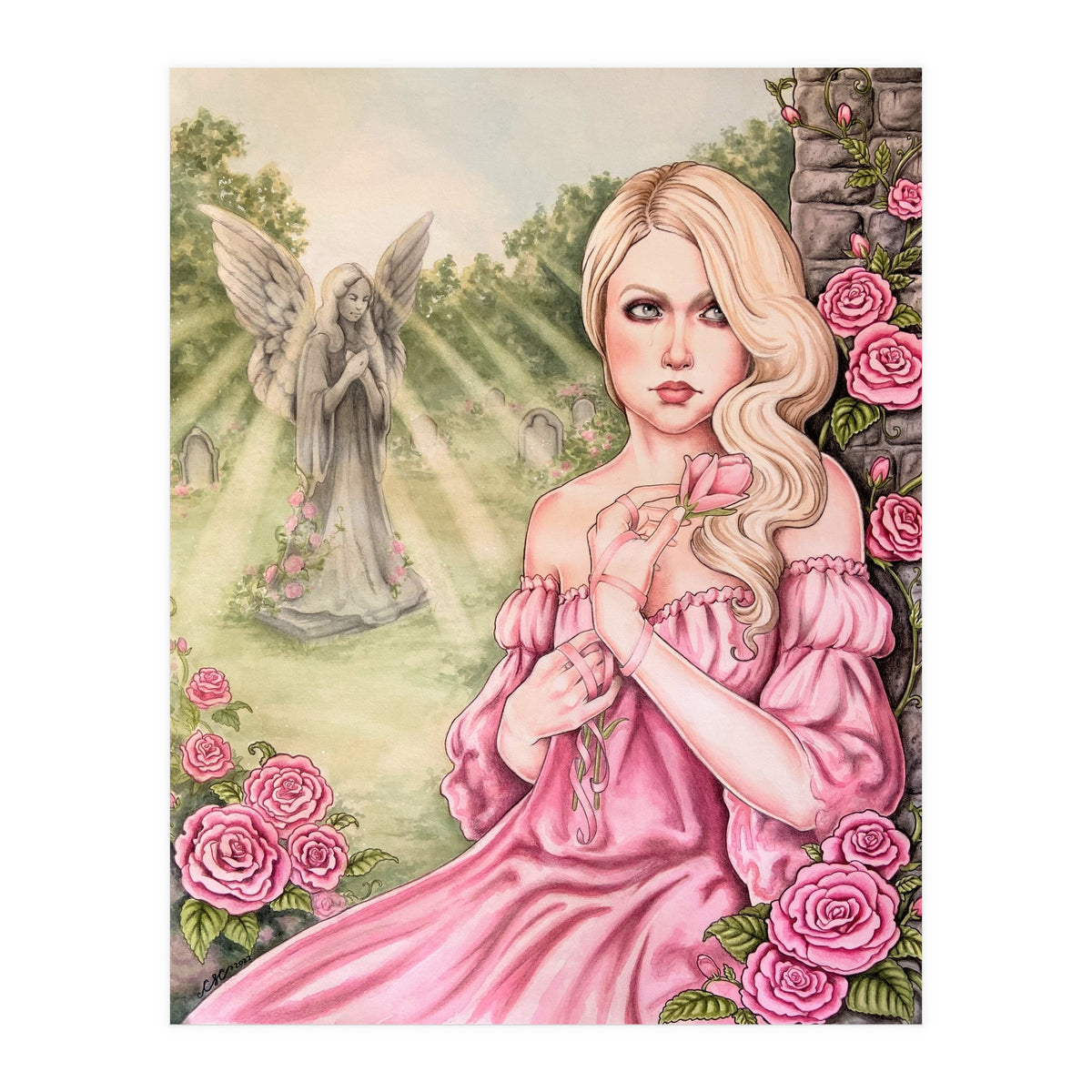 Weeping Rose (Print Only)