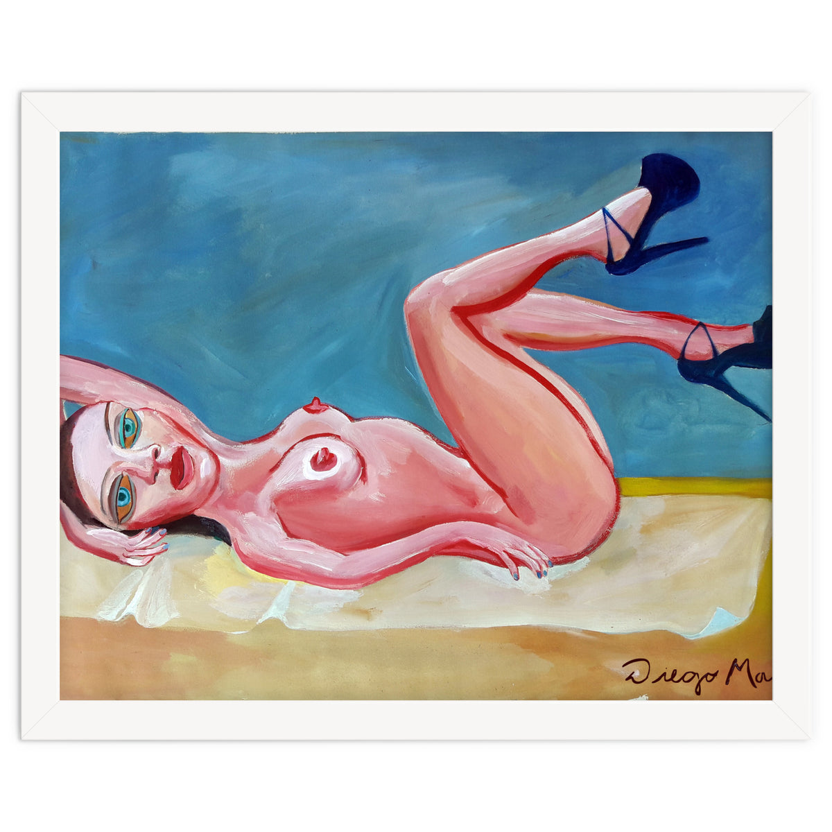 Reclining girl