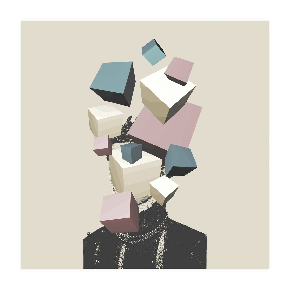 Queen Of Cubes (Print Only)