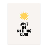 Do Noting Club Yellow (Print Only)