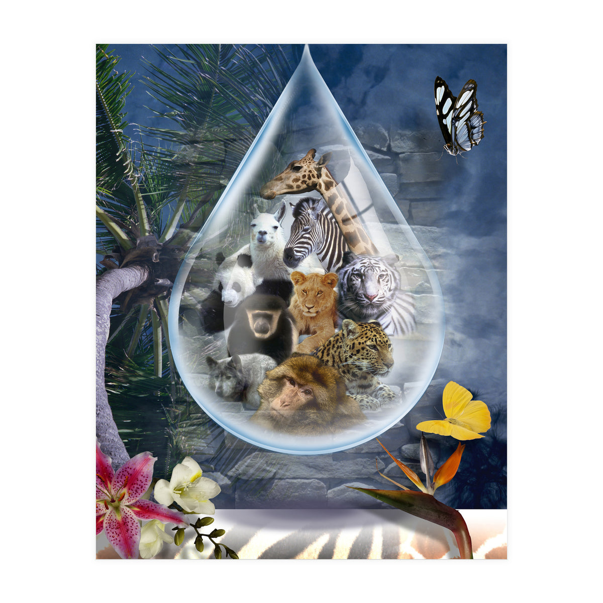 Jungle Drop (Print Only)