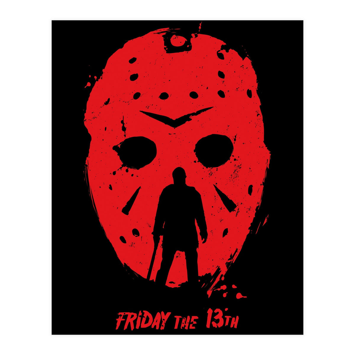 Friday the 13th movie poster (Print Only)