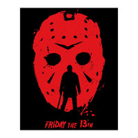 Friday the 13th movie poster (Print Only)
